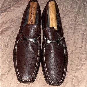 Brown Leather Men's Loafers